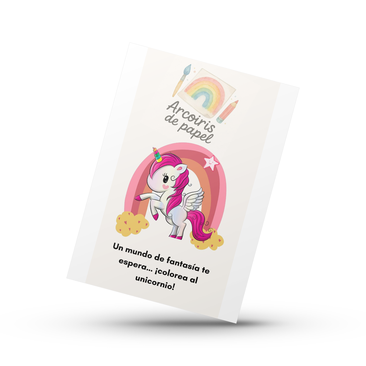 Un mundo de fantasía te espera… ¡colorea al unicornio!