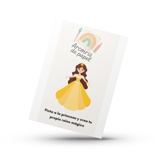 Pinta a la princesa y crea tu propio reino mágico