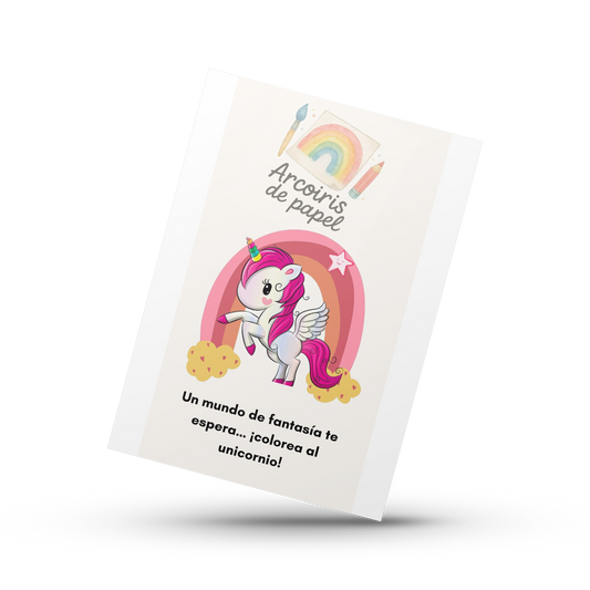 Un mundo de fantasía te espera… ¡colorea al unicornio!